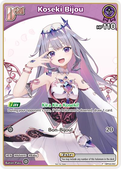 Koseki Bijou (hololive OFFICIAL CARD GAME Promos) — hololive OFFICIAL CARD GAME card