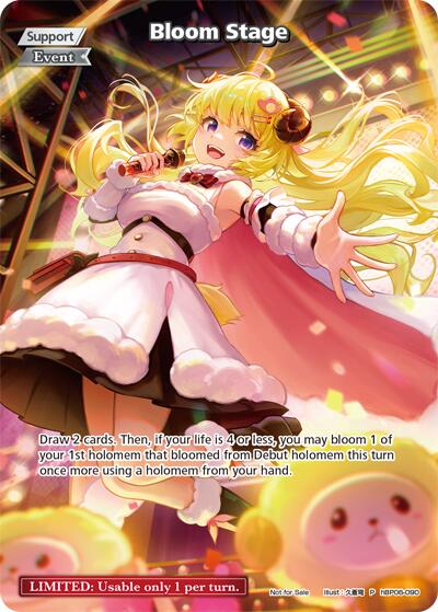 Bloom Stage (hololive OFFICIAL CARD GAME Promos) — hololive OFFICIAL CARD GAME card