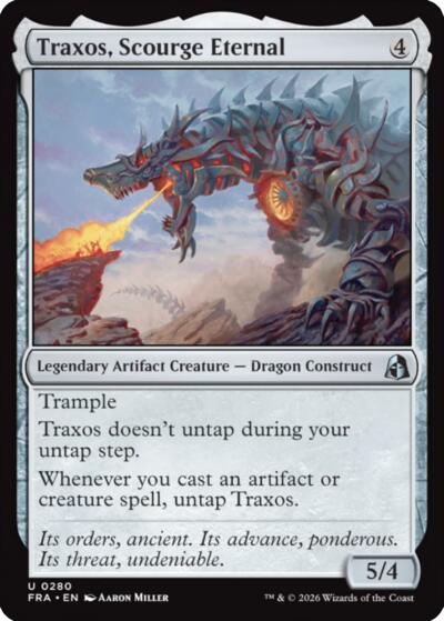 Traxos, Scourge Eternal from FRA #280, Magic: The Gathering card