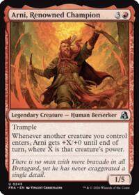Arni, Renowned Champion - Magic: The Gathering Reality Fracture trading card