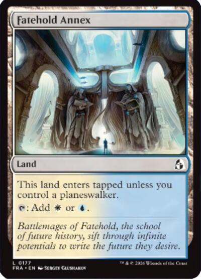 Fatehold Annex from FRA #177, Magic: The Gathering card