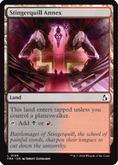 Stingerquill Annex from FRA #190, Magic: The Gathering card
