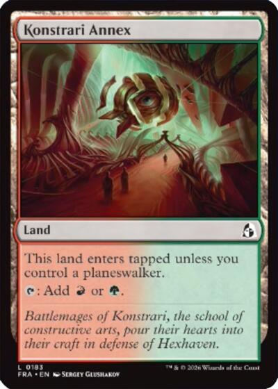 Konstrari Annex from FRA #183, Magic: The Gathering card