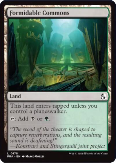 Formidable Commons from FRA #178, Magic: The Gathering card