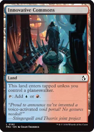 Innovative Commons from FRA #182, Magic: The Gathering card