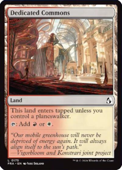 Dedicated Commons from FRA #175, Magic: The Gathering card