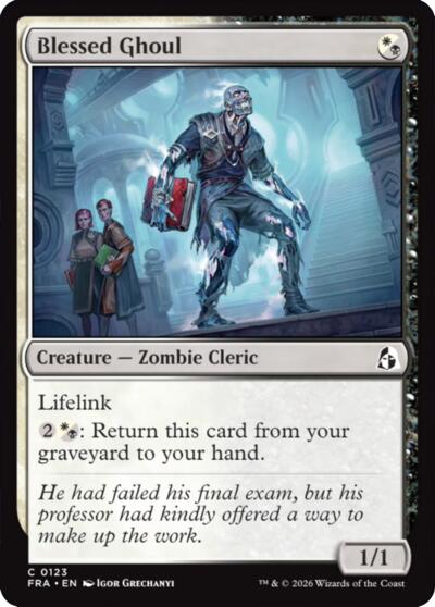 Blessed Ghoul from FRA #123, Magic: The Gathering card