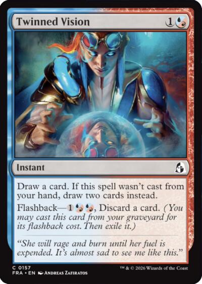 Twinned Vision from FRA #157, Magic: The Gathering card