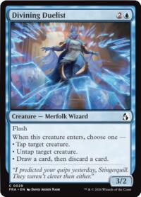 Divining Duelist - Magic: The Gathering Reality Fracture trading card
