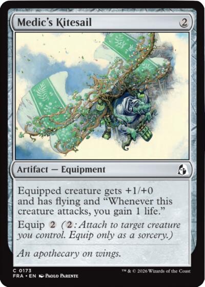 Medic's Kitesail from FRA #173, Magic: The Gathering card