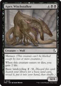 Apex Witchstalker - Magic: The Gathering Reality Fracture trading card