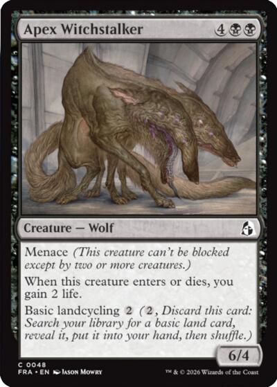 Apex Witchstalker from FRA #48, Magic: The Gathering card