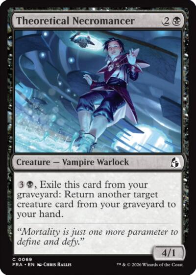 Theoretical Necromancer from FRA #69, Magic: The Gathering card