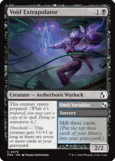 Void Extrapolator from FRA #70, Magic: The Gathering card