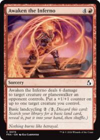 Awaken the Inferno - Magic: The Gathering Reality Fracture trading card