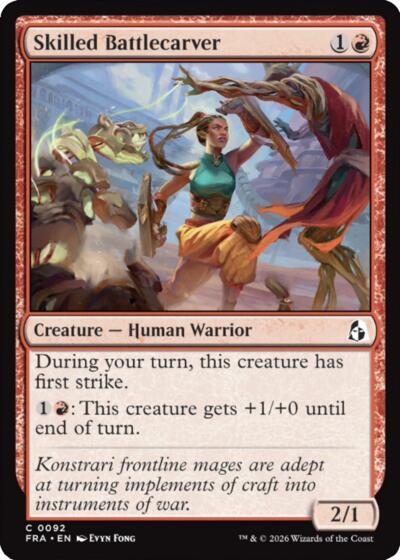 Skilled Battlecarver from FRA #92, Magic: The Gathering card