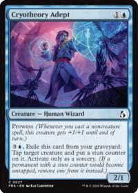 Cryotheory Adept - Magic: The Gathering Reality Fracture trading card