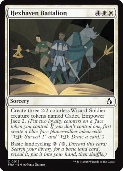 Hexhaven Battalion from FRA #12, Magic: The Gathering card