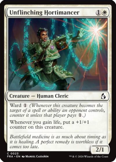 Unflinching Hortimancer from FRA #23, Magic: The Gathering card