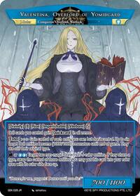 False Goddess of Yomidgard, Valentina // Valentina, Overlord of Yomidgard - Force of Will The Quest of the Seven Keys trading card
