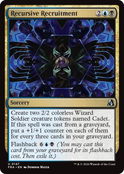 Recursive Recruitment from FRA #147, Magic: The Gathering card
