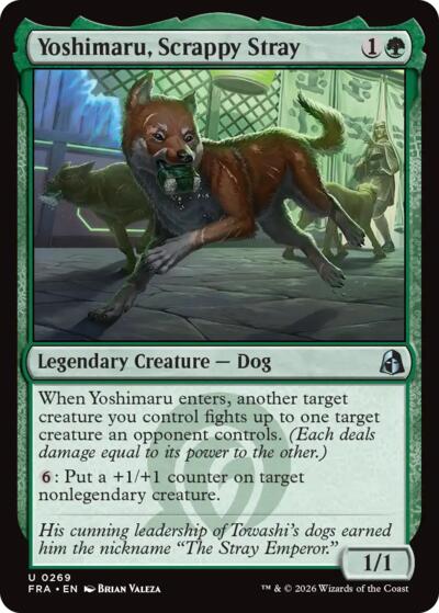 Yoshimaru, Scrappy Stray FRA 269 Magic card