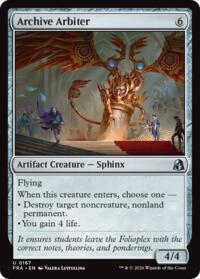 Archive Arbiter - Magic: The Gathering Reality Fracture trading card
