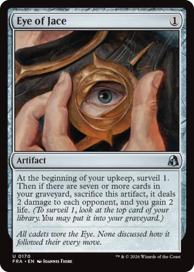 Eye of Jace from FRA #170, Magic: The Gathering card