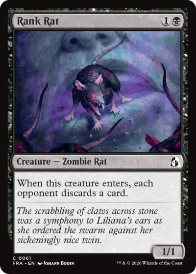 Rank Rat from FRA #61, Magic: The Gathering card