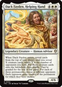 Dack Fayden, Helping Hand - Magic: The Gathering Commander: Reality Fracture trading card
