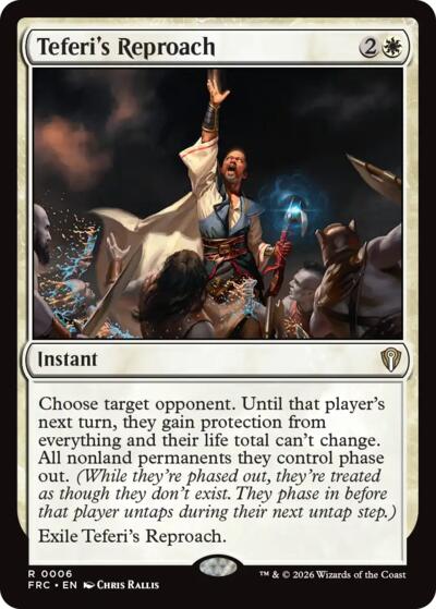 Teferi's Reproach from FRC #6, Magic: The Gathering card