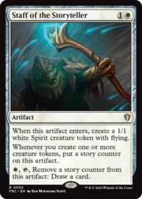 Staff of the Storyteller - Magic: The Gathering Commander: Reality Fracture trading card