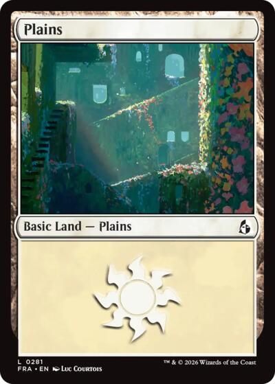 Plains from FRA #281, Magic: The Gathering card
