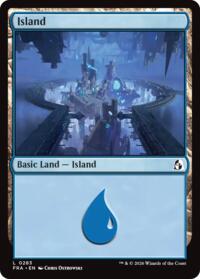 Island (0283) - Magic: The Gathering Reality Fracture trading card