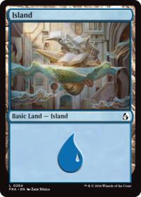 Island (0284) - Magic: The Gathering Reality Fracture trading card