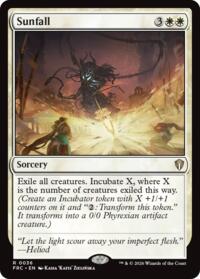 Sunfall - Magic: The Gathering Commander: Reality Fracture trading card
