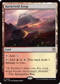 Battlefield Forge - Magic: The Gathering Commander: Reality Fracture trading card