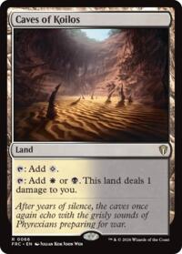 Caves of Koilos - Magic: The Gathering Commander: Reality Fracture trading card