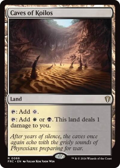Caves of Koilos from FRC #66, Magic: The Gathering card