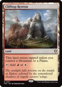 Clifftop Retreat - Magic: The Gathering Commander: Reality Fracture trading card