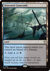 Drowned Catacomb - Magic: The Gathering Commander: Reality Fracture trading card