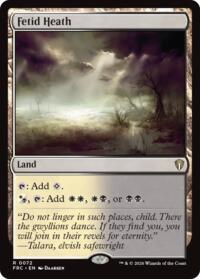 Fetid Heath - Magic: The Gathering Commander: Reality Fracture trading card