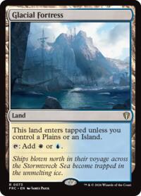 Glacial Fortress - Magic: The Gathering Commander: Reality Fracture trading card