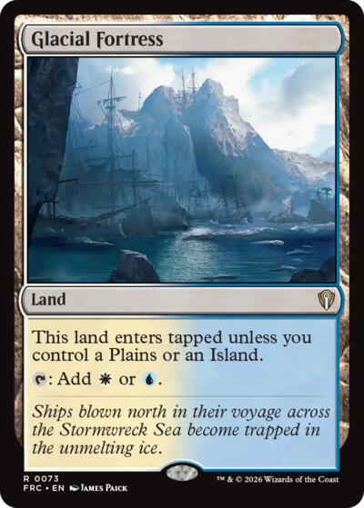 Glacial Fortress from FRC #73, Magic: The Gathering card