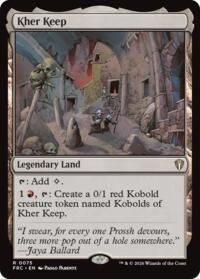 Kher Keep - Magic: The Gathering Commander: Reality Fracture trading card