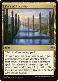 Path of Ancestry - Magic: The Gathering Commander: Reality Fracture trading card