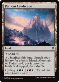 Perilous Landscape - Magic: The Gathering Commander: Reality Fracture trading card