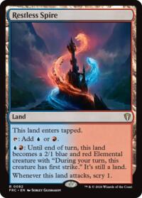 Restless Spire - Magic: The Gathering Commander: Reality Fracture trading card