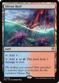 Shivan Reef - Magic: The Gathering Commander: Reality Fracture trading card