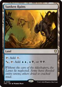 Sunken Ruins - Magic: The Gathering Commander: Reality Fracture trading card